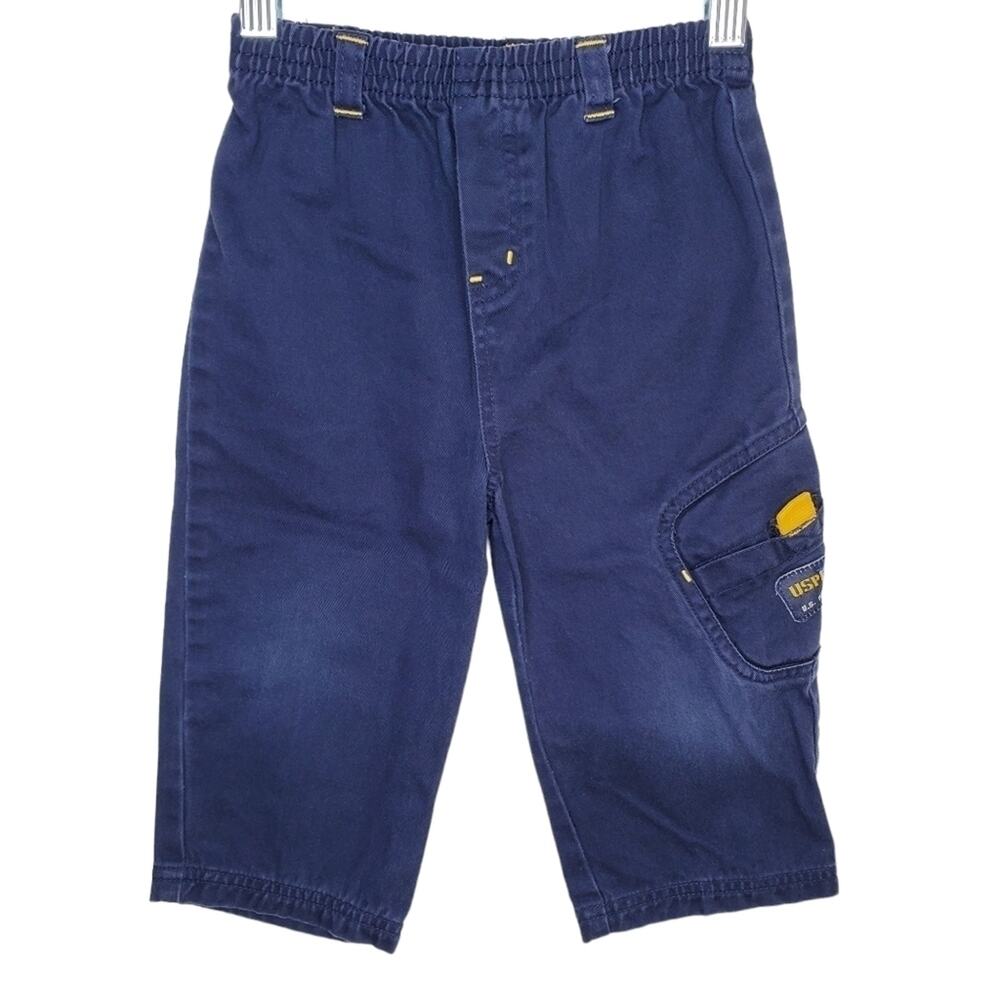 U.S. Polo Assn. 24 Month Elastic Waistband Side Pocket Jeans
